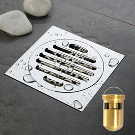 Phễu thu sàn chống mùi & côn trùng 120x120 - Model DTI005