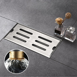Thoát sàn dài chống mùi 100x200 -  Model DTI006