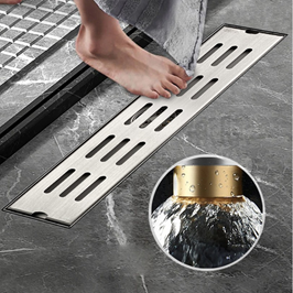 Thoát sàn dài chống mùi 100x500 - Model DTI009